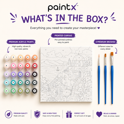 Aesthetic Flower Painting Kit