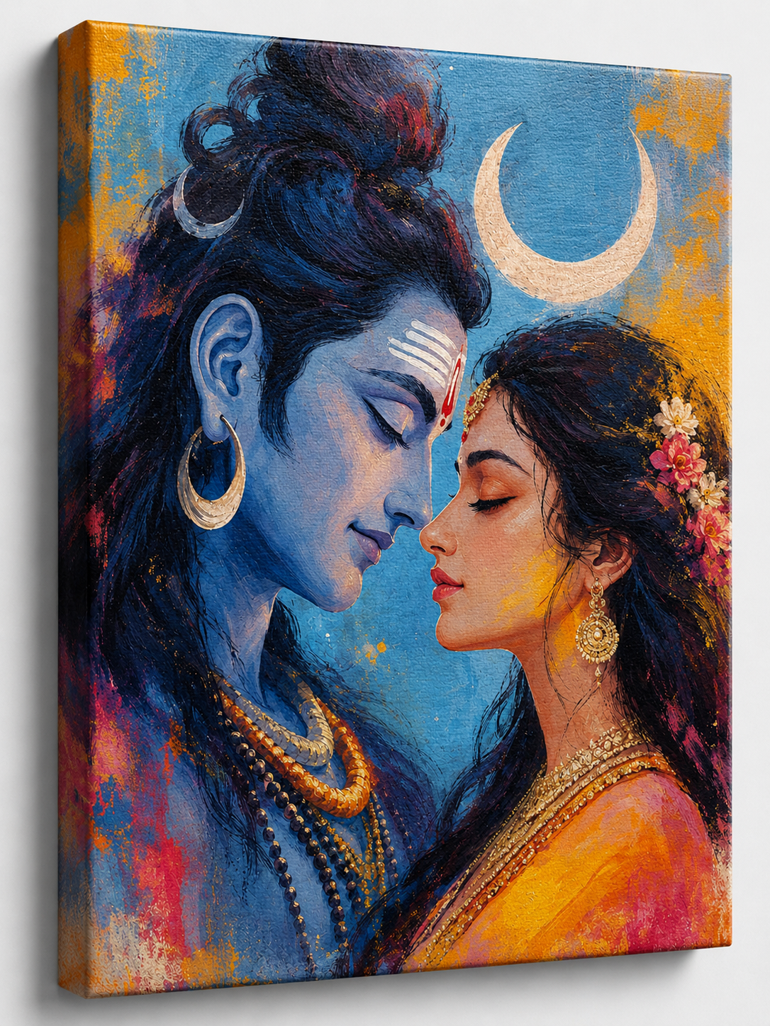 Shiva Parvathi Paint by Numbers Kit