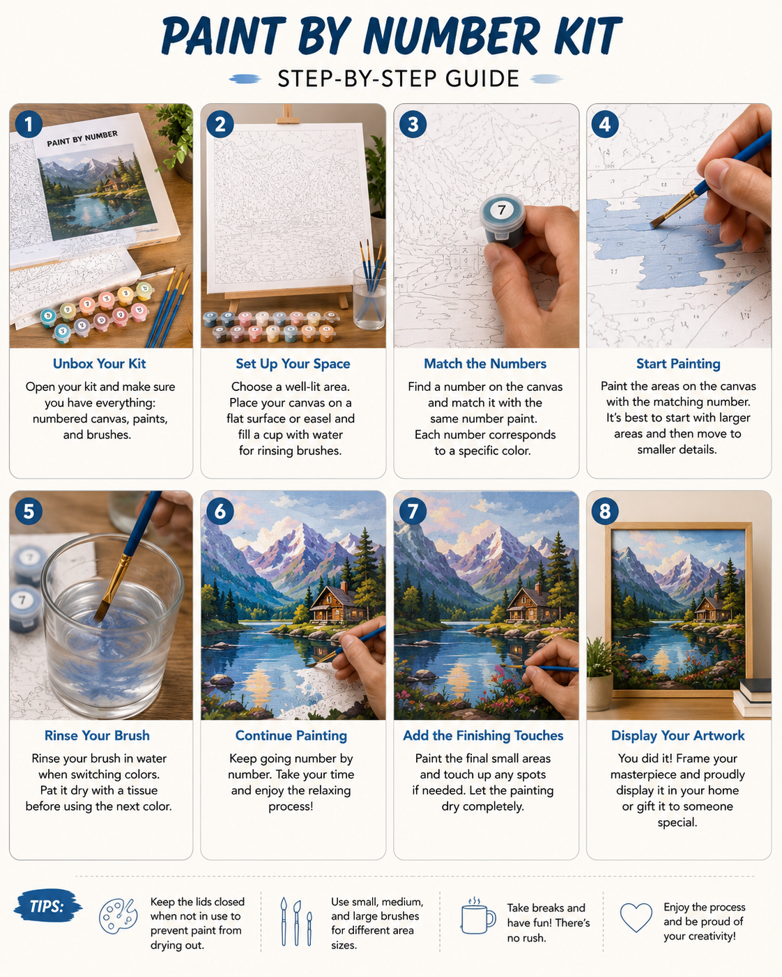 Aesthetic Flower Painting Kit