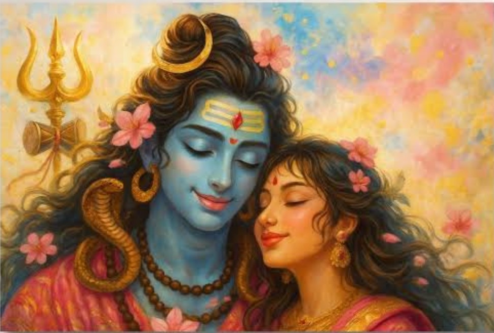 Shiva Parvati Paint by Number Kit