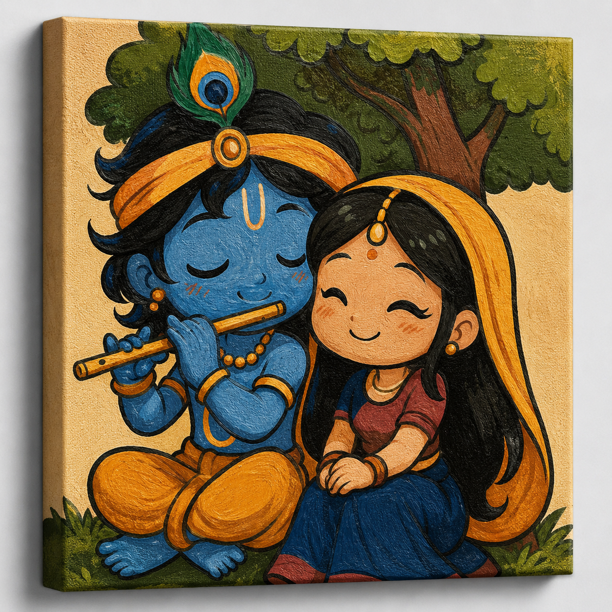 Radha Krishna Paint by Number Kit
